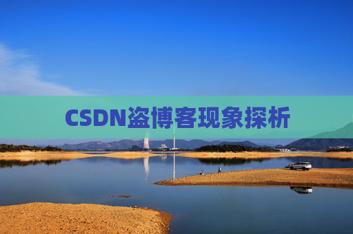 CSDN盗博客现象探析